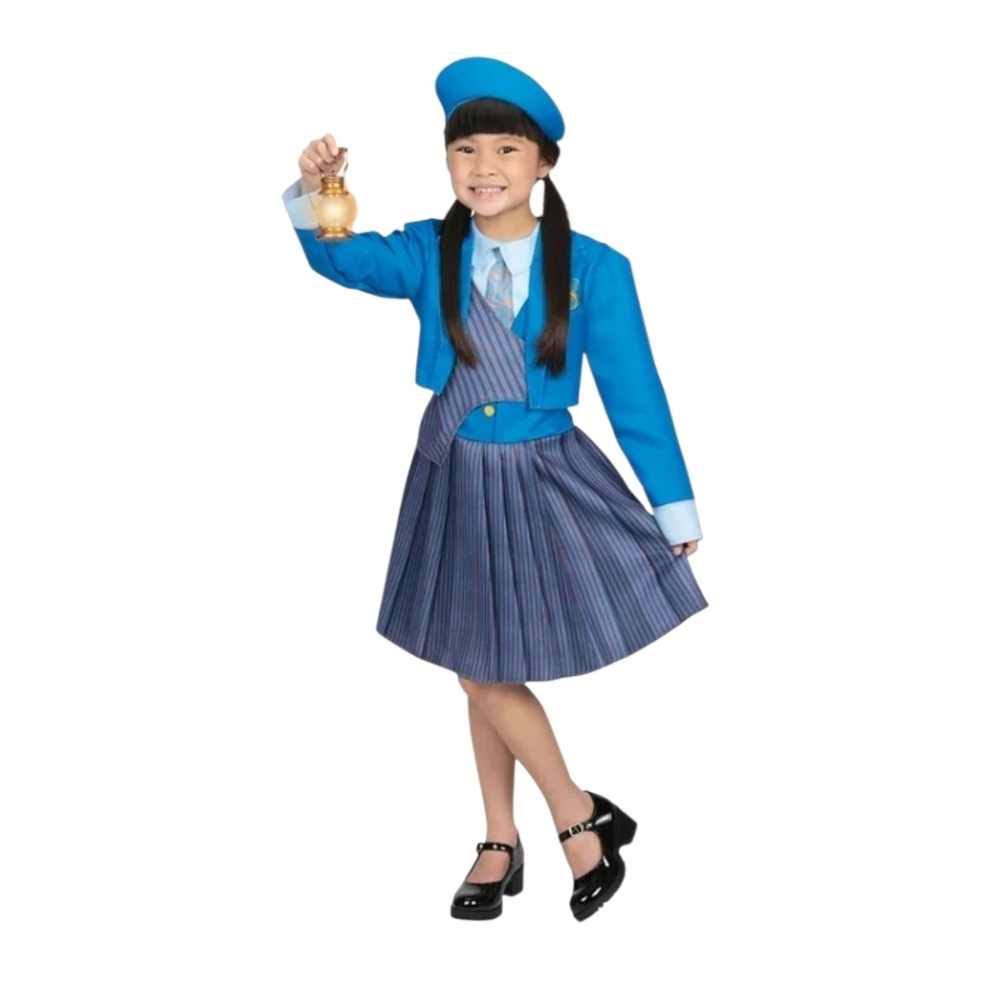 Kids Wicked  Shiz Uniform Costume Set - Blue and Pink